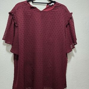 Maroon Top